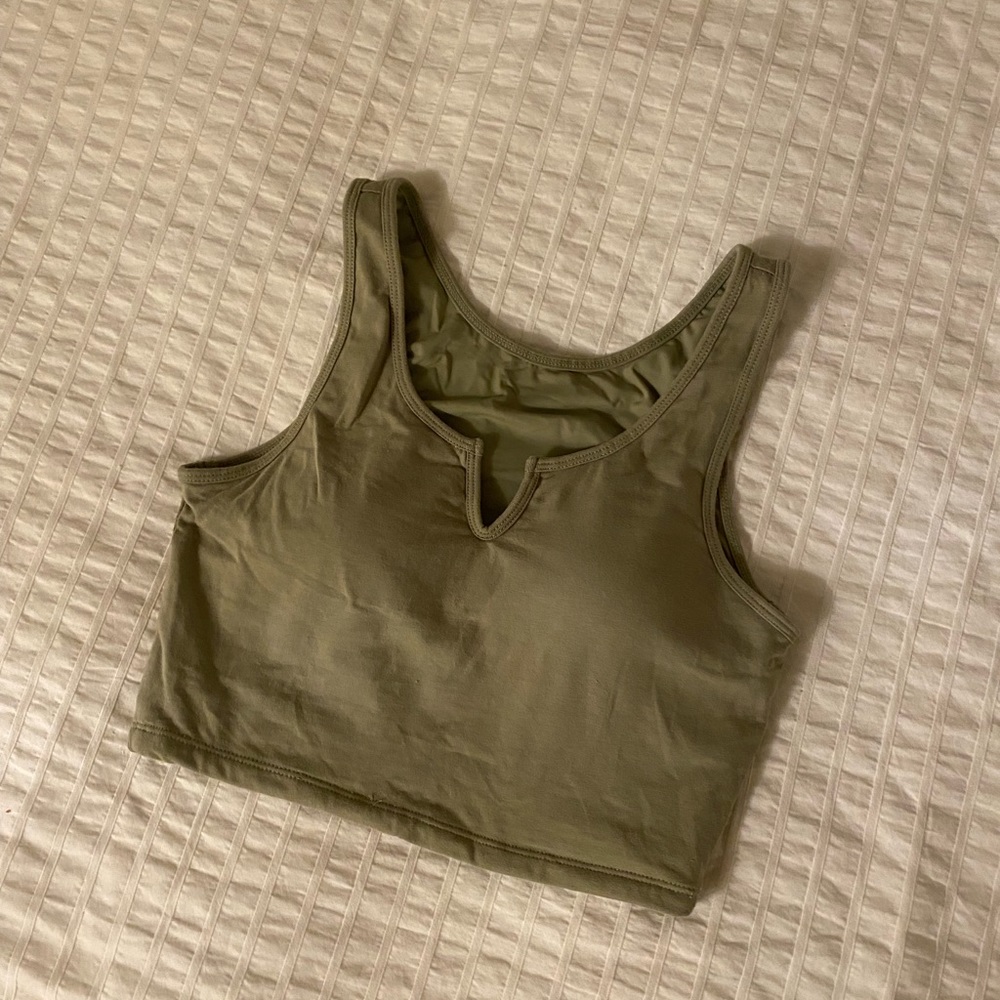 KN V Cut Crop Top